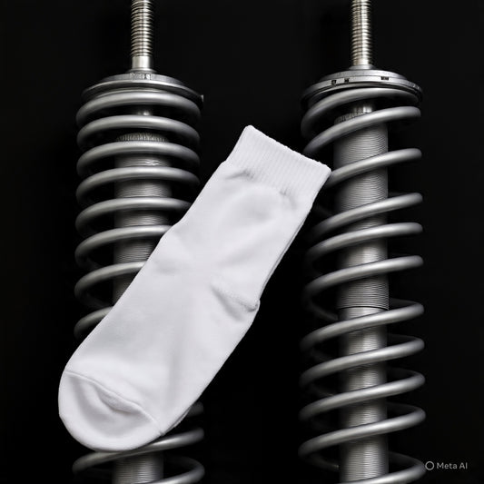 The Essential Classic Crew Socks - Pure White