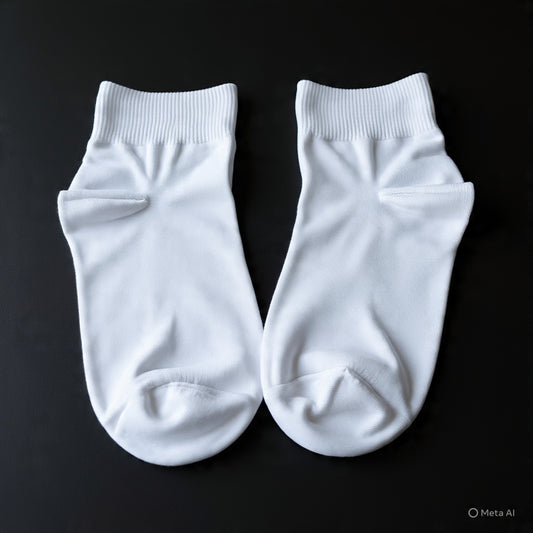 The Essential Classic Crew Socks - Pure White
